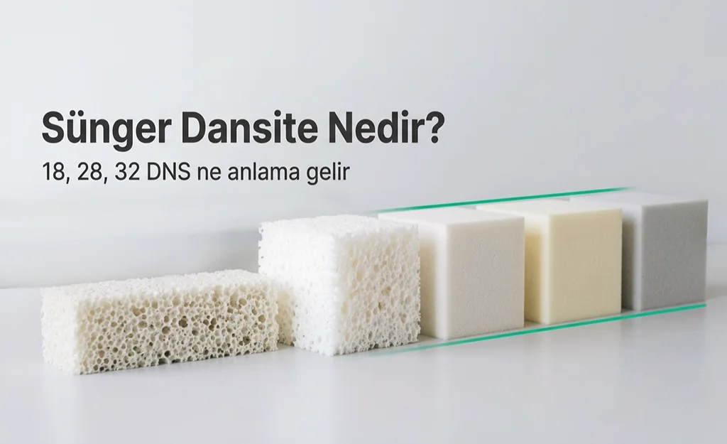 Farklı dansitelerde poliüretan sünger blokları